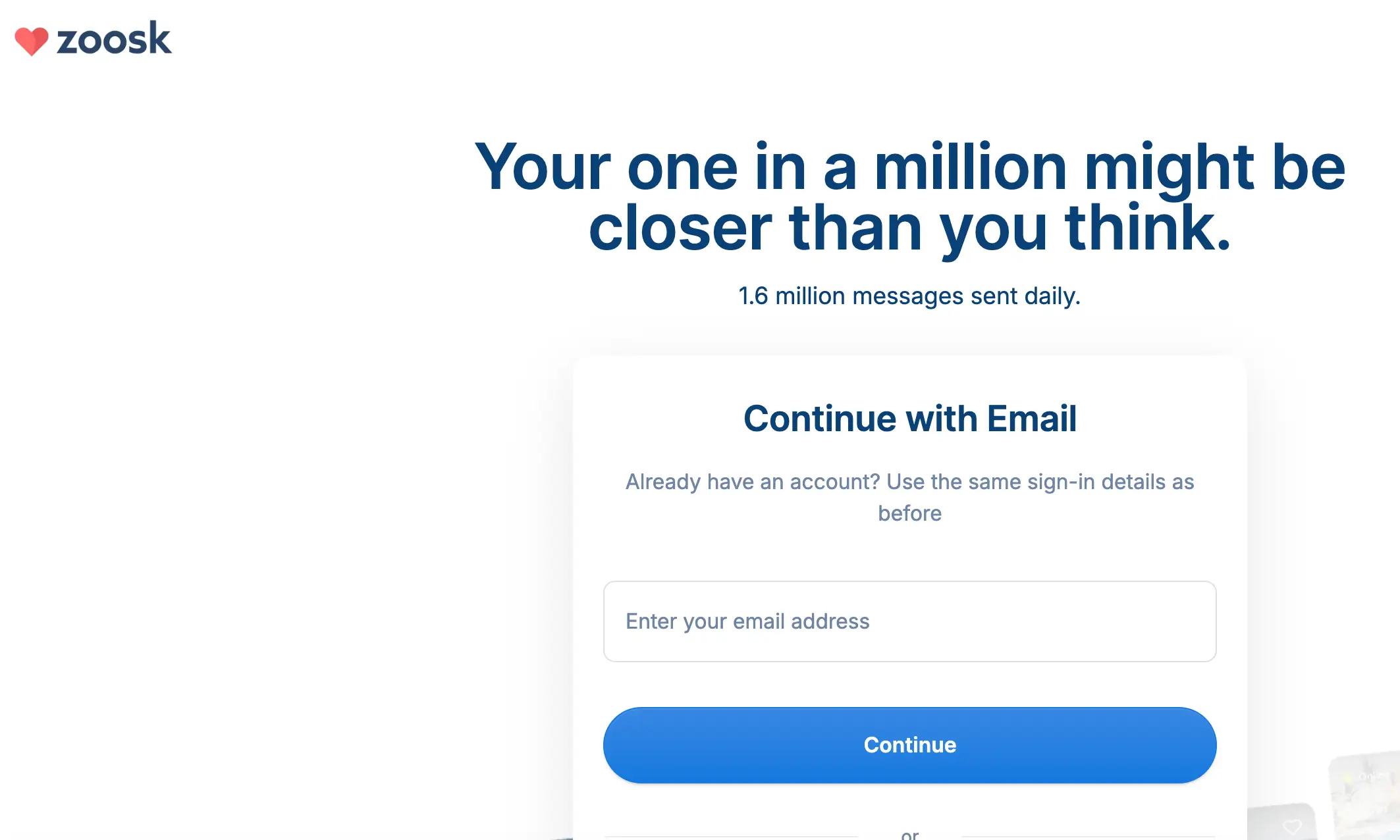 zoosk dating site